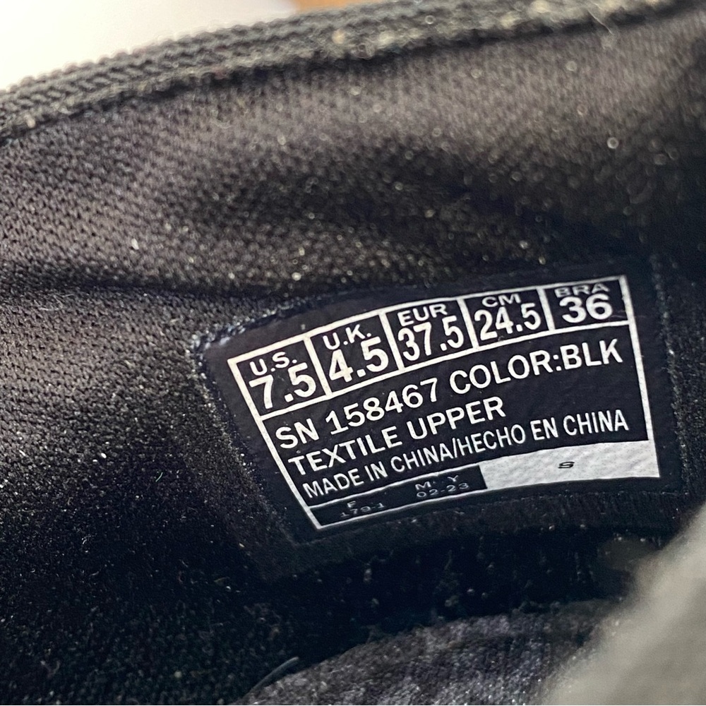 Skechers Cleo Crochet Black Wedge Flats “With Grace” - Sz 7.5 - Picture 10 of 11